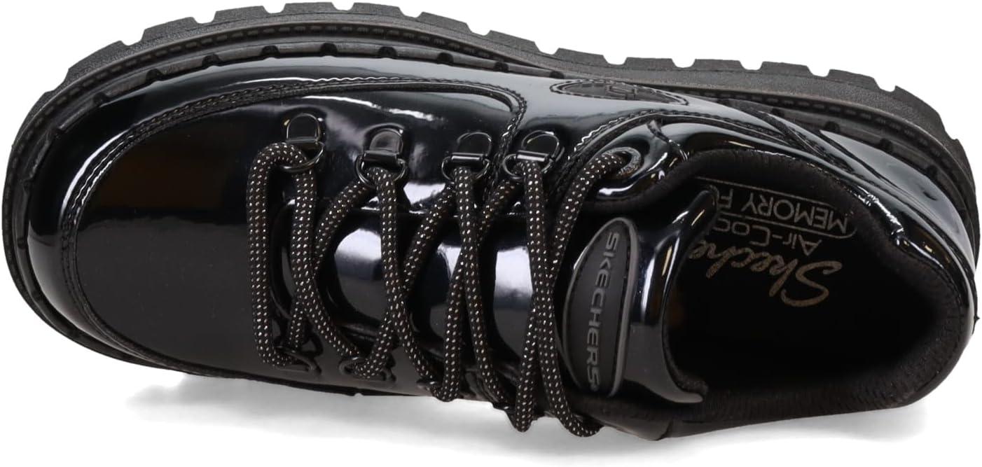 imageSkechers Womens Jammers Cool Block Womens Sneaker Boots with Memory FoamBlack Patent