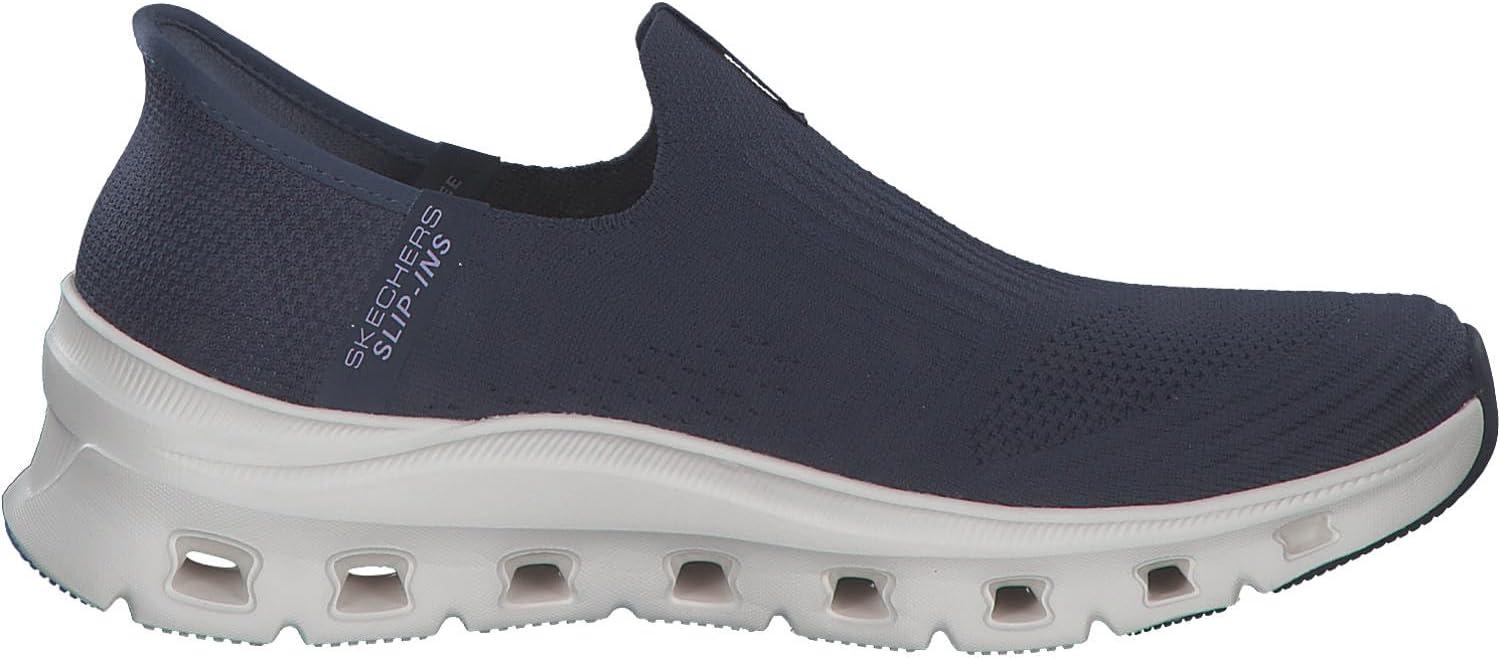imageSkechers Womens Slipins GlideStep Pro Everyday Stretch Knit Slipon SneakersNavy Knit Blue Trim