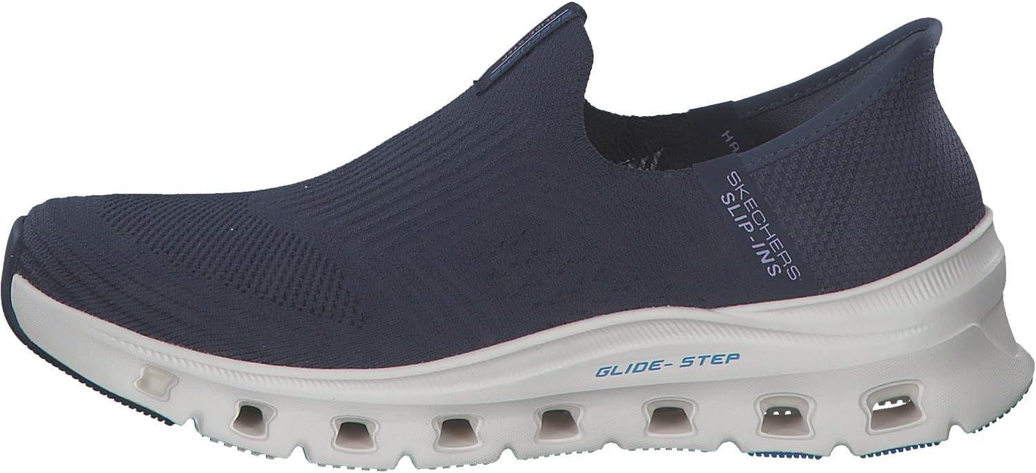 imageSkechers Womens Slipins GlideStep Pro Everyday Stretch Knit Slipon SneakersNavy Knit Blue Trim