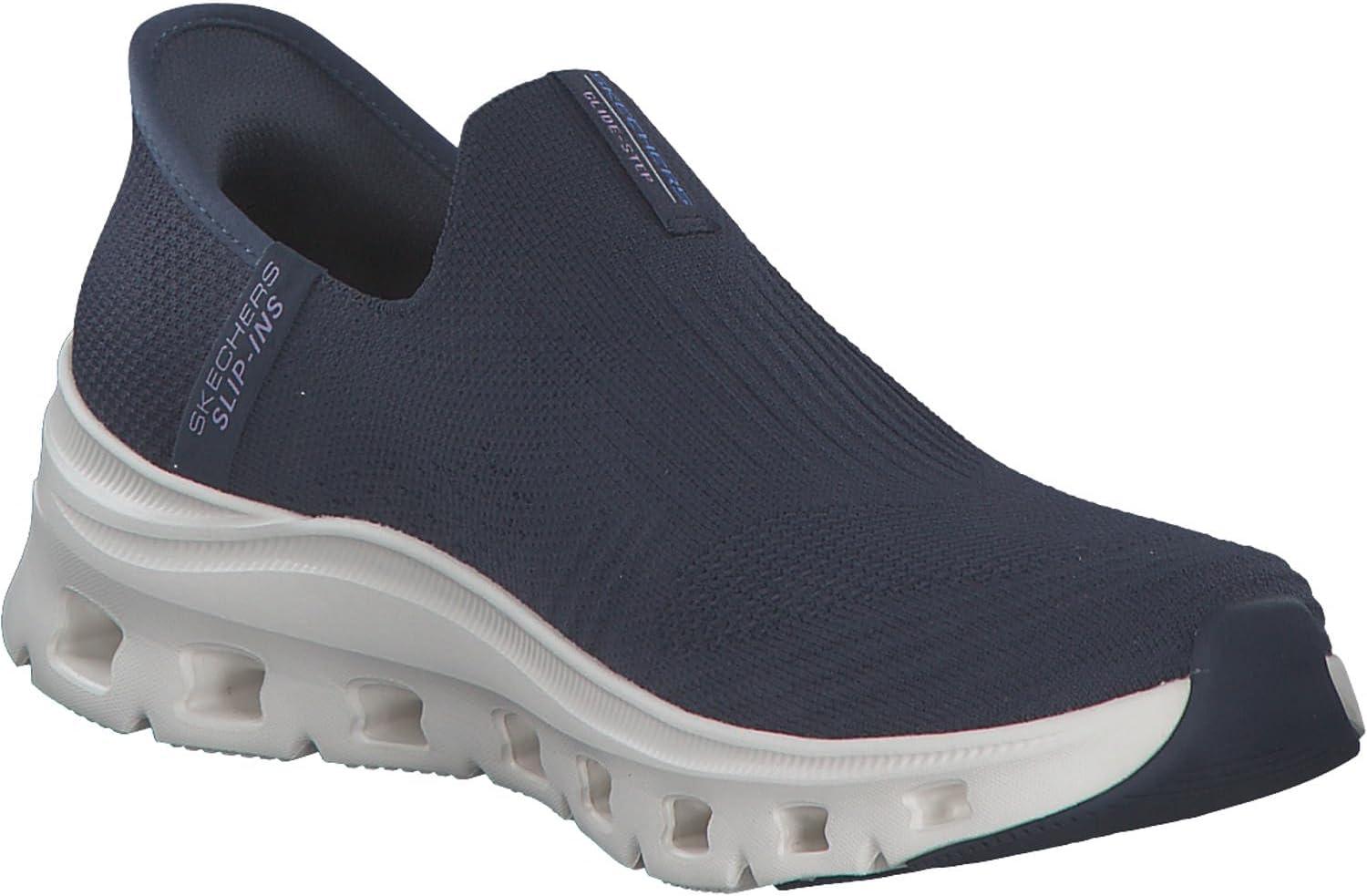 imageSkechers Womens Slipins GlideStep Pro Everyday Stretch Knit Slipon SneakersNavy Knit Blue Trim