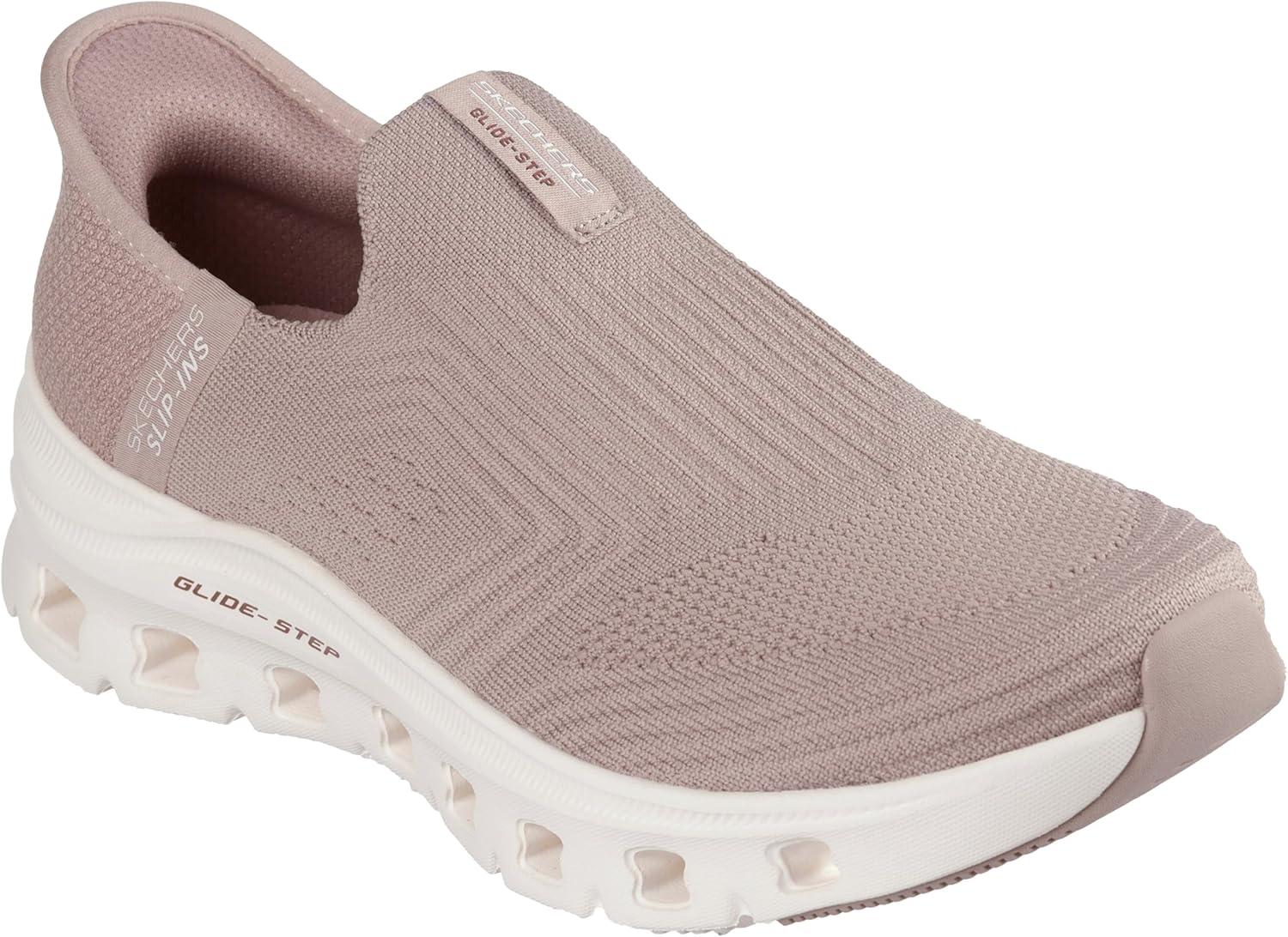 imageSkechers Womens Slipins GlideStep Pro Everyday Stretch Knit Slipon SneakersTan