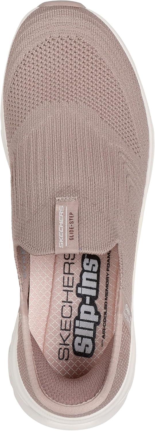 imageSkechers Womens Slipins GlideStep Pro Everyday Stretch Knit Slipon SneakersTan