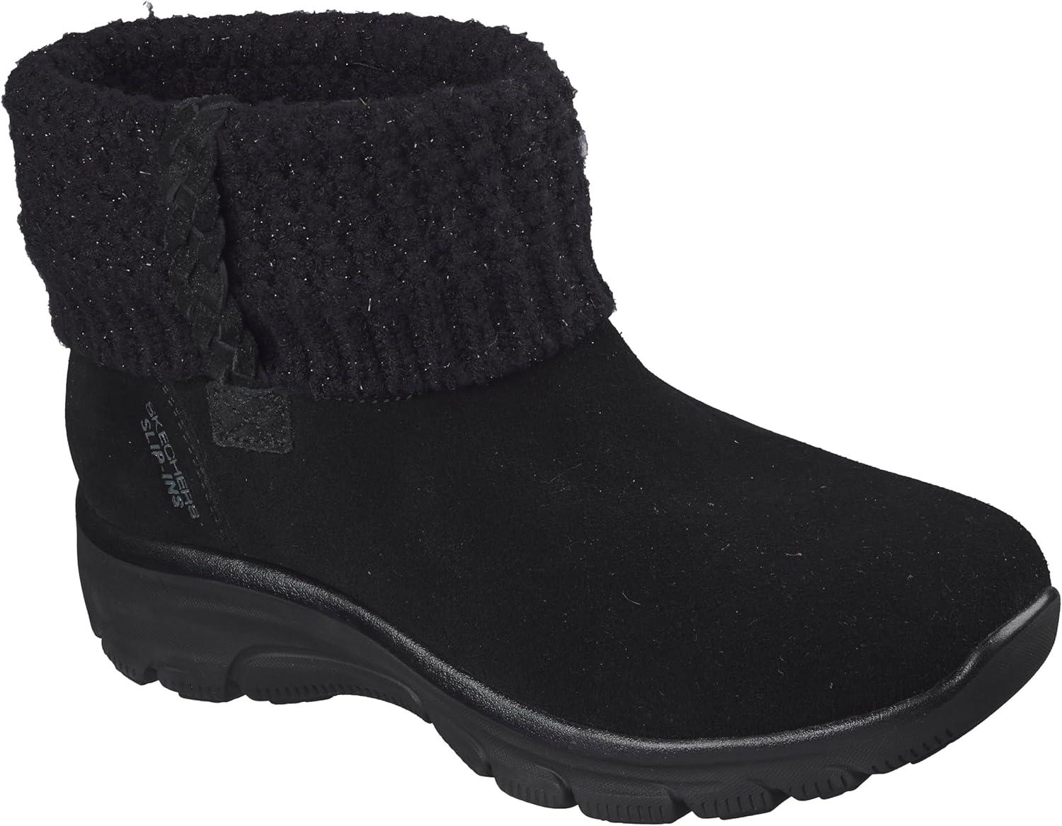 imageSkechers womens Easy Going Cozy Lovin Hands Free SlipinsBlackBlack