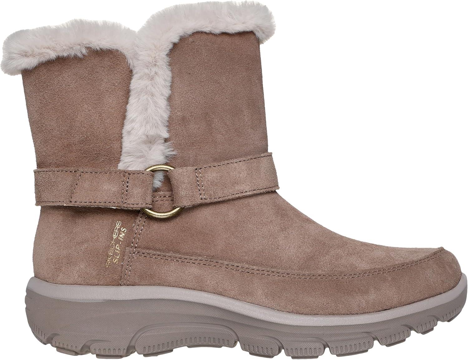 imageSkechers womens Easy Going Dreamers Luxe Vibe Hands Free SlipinsDark Taupe