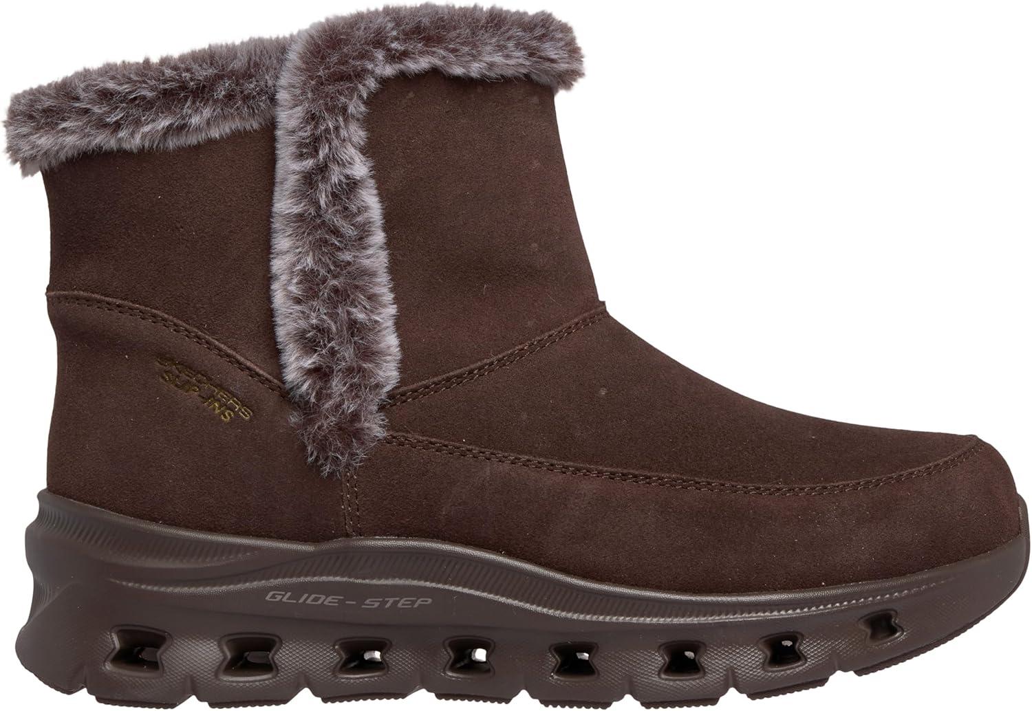 imageSkechers womens Glidestep Pro Cozy Wish Hands Free SlipinsChocolate