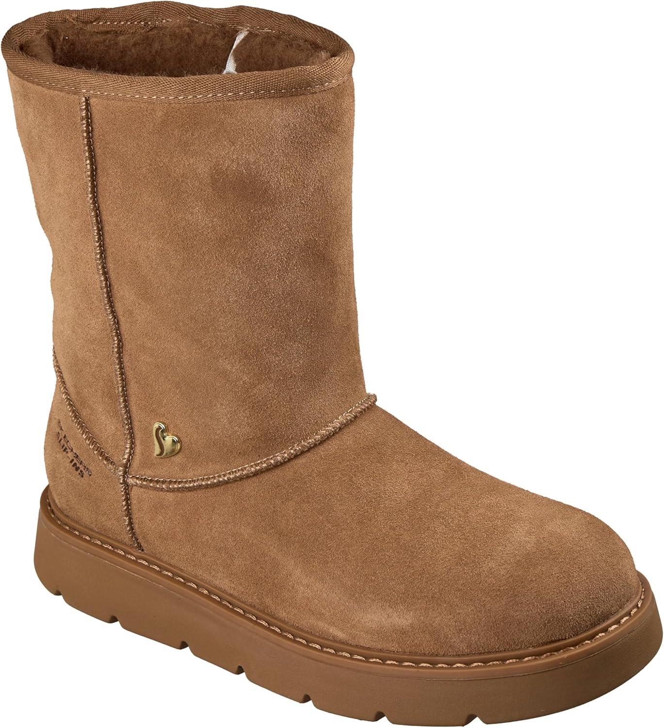 imageSkechers womens Keepsakes Cozy Cozy Mid Hands Free SlipinsChestnut