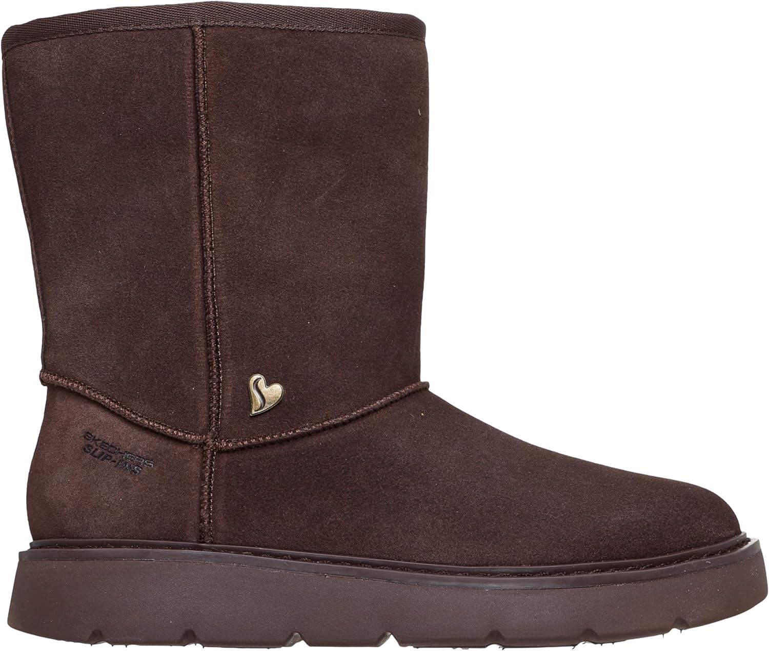 imageSkechers womens Keepsakes Cozy Cozy Mid Hands Free SlipinsChocolate