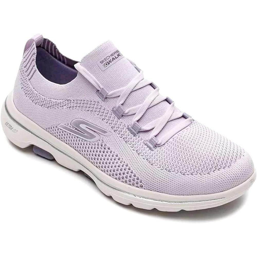 imageSkechers Sport Womens DLites Extreme SneakerPurple Lavender Textile Trim Lav