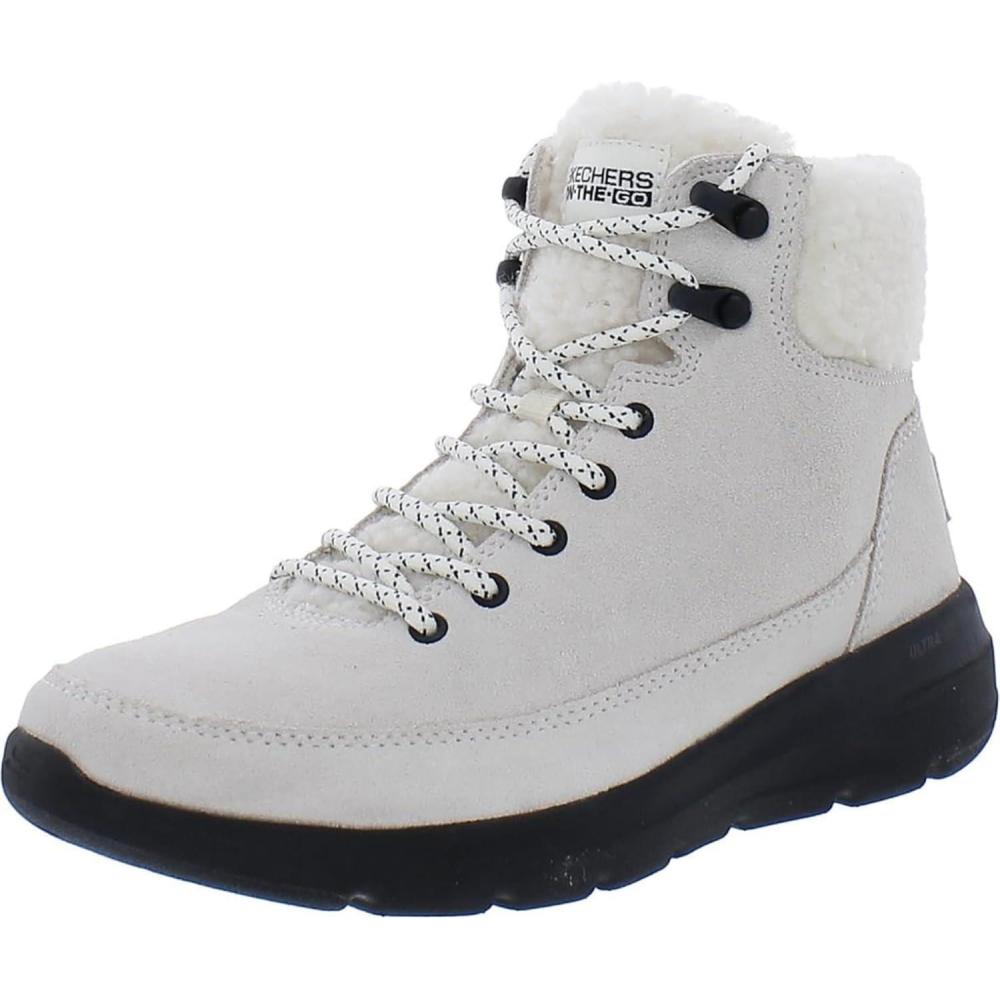 imageSkechers Womens Go Run Trail Altitude Highly Elevated BootsWhiteBlack