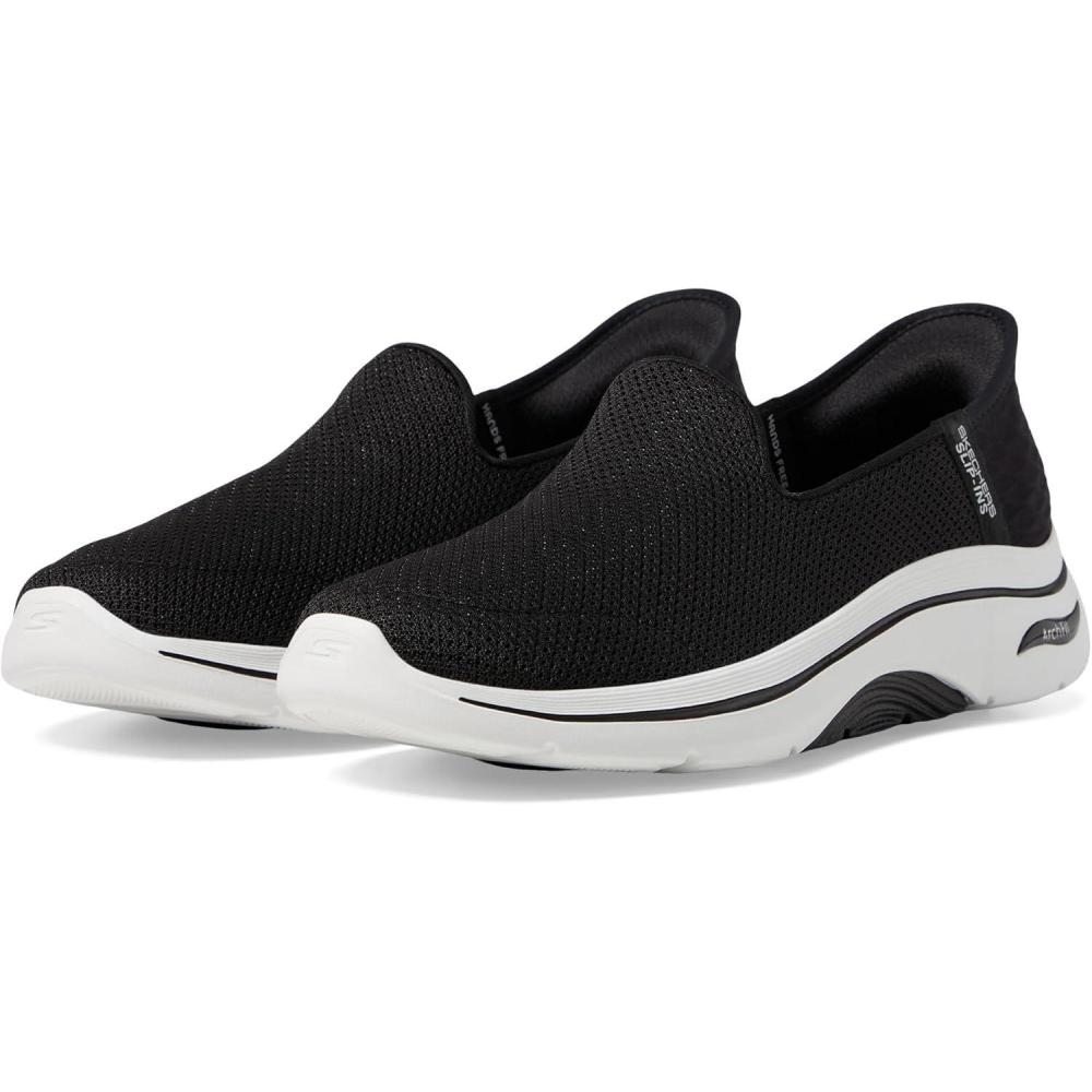 imageSkechers Womens Go Walk Arch Fit 20 Delara Hands Free Slip insBlackWhite
