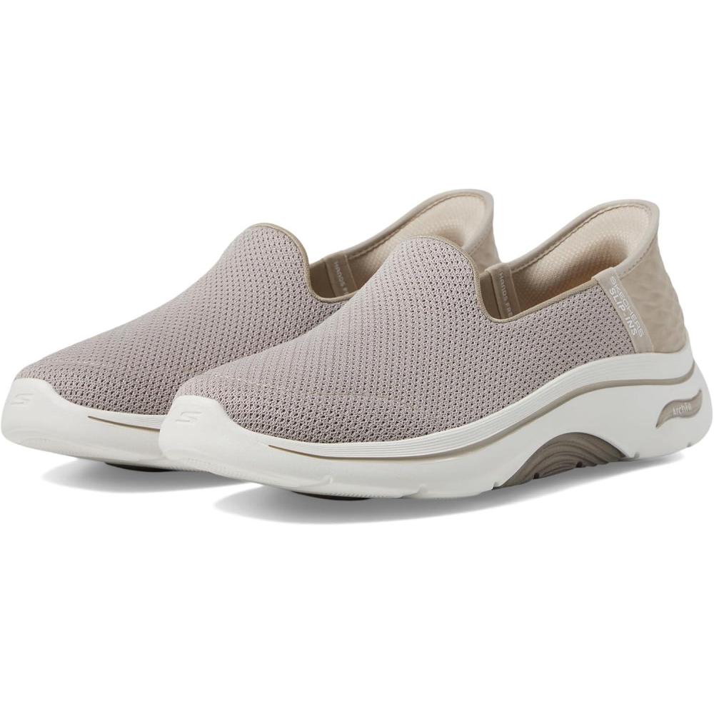 imageSkechers Womens Go Walk Arch Fit 20 Delara Hands Free Slip insTaupe