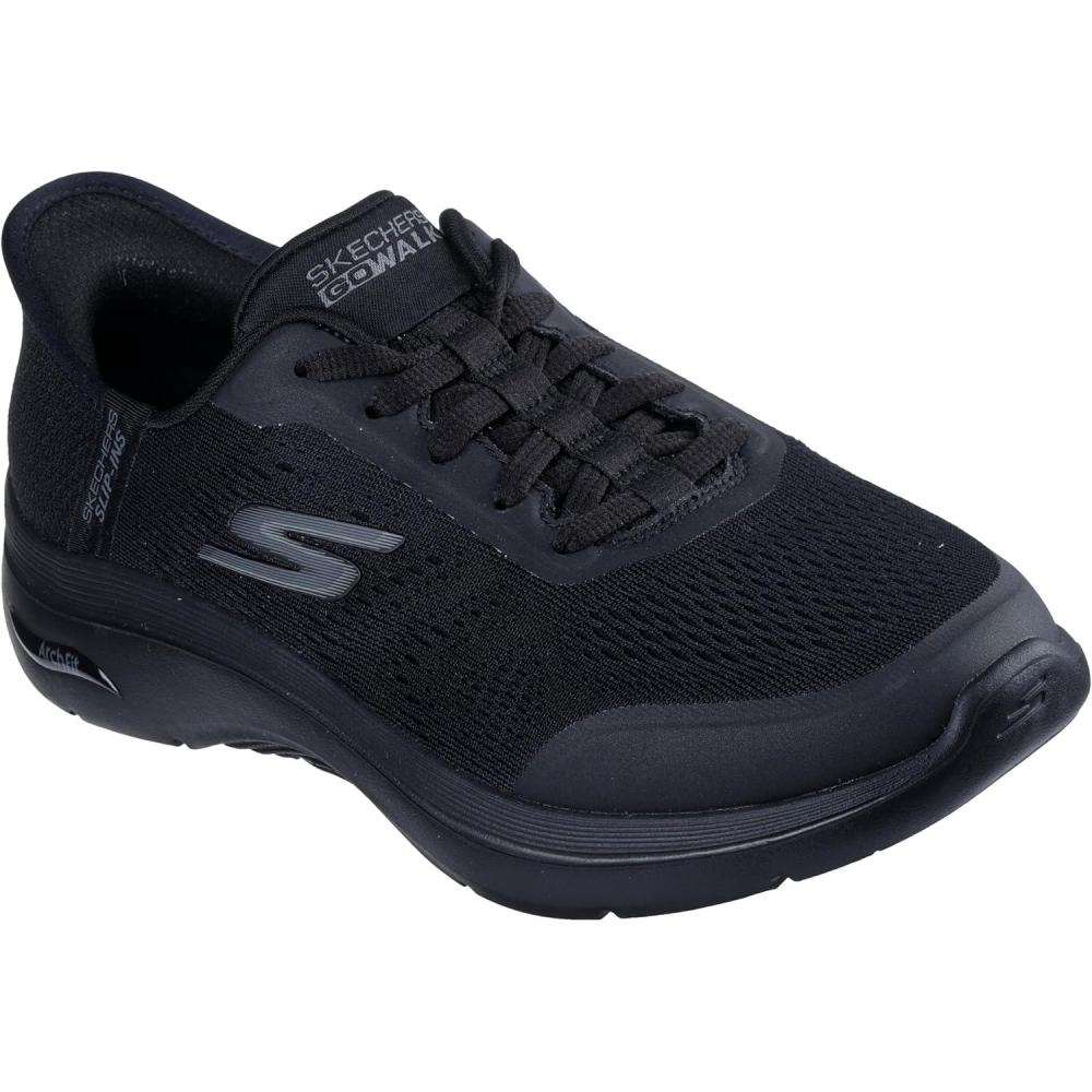 imageSkechers Womens Go Walk Arch Fit 20 Valencia Hands Free SlipinsBlack
