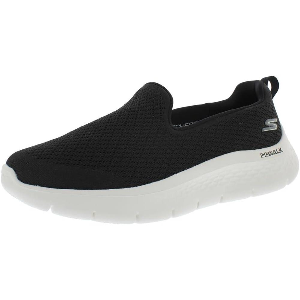 imageSkechers Womens Go Walk Flex Sunset Rose Hands Free SlipinsMidnight BlackWhite