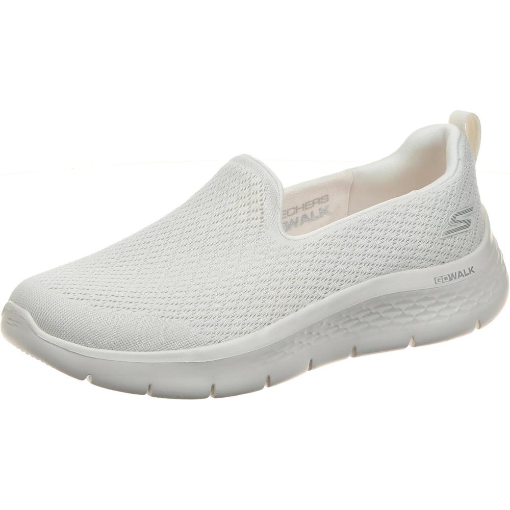 imageSkechers Womens Go Walk Flex Sunset Rose Hands Free SlipinsNatural Textile Trim