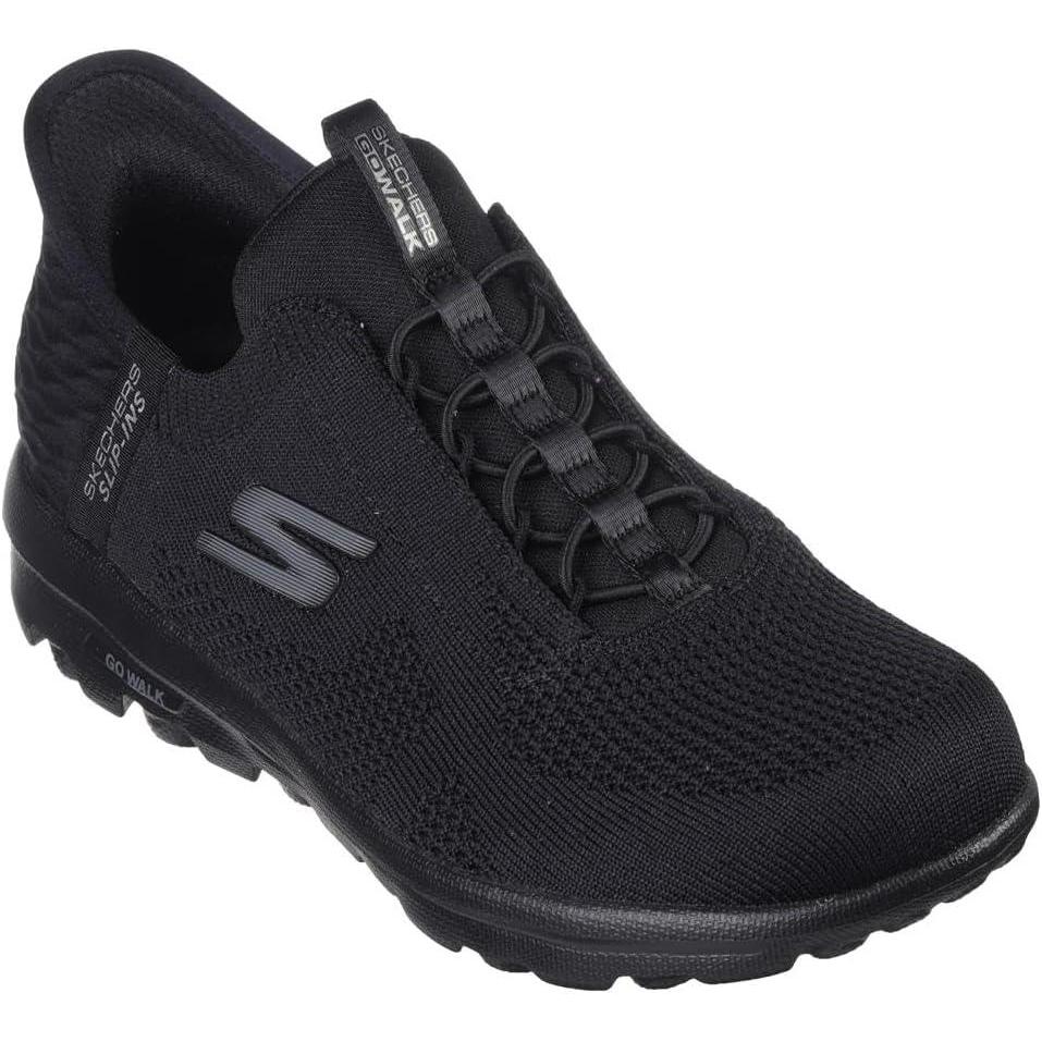 imageSkechers Womens Go Walk Travel Milan Hands Free SlipinsBlack