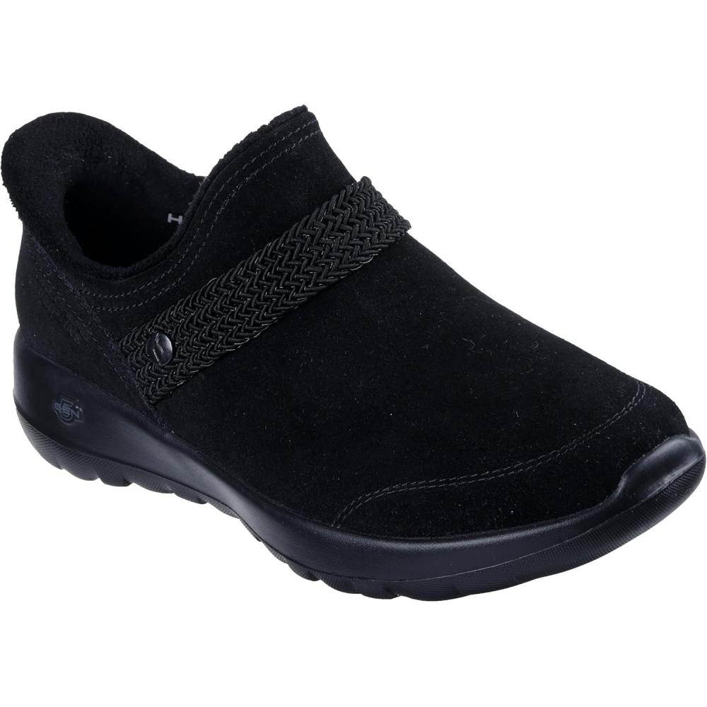 imageSkechers Womens Hands Free Slipins OnThego Joy Shootie WWebbing BeltBlackBlack