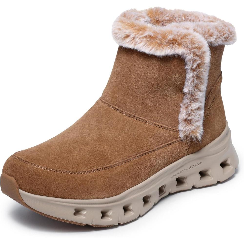 imageSkechers womens Glidestep Pro Cozy Wish Hands Free SlipinsChestnut