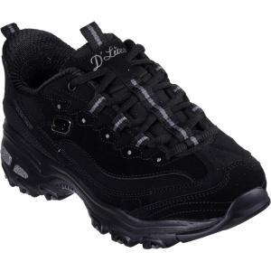Skechers Womens D’Lites Remix Hands Free Slip-ins(Black/Black)