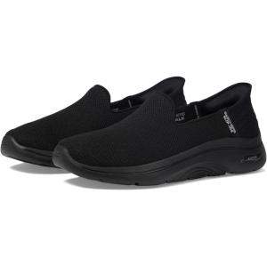 Skechers Women’s Go Walk Arch Fit 2.0 Delara Hands Free Slip ins(Black)