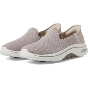 Skechers Women’s Go Walk Arch Fit 2.0 Delara Hands Free Slip ins(Taupe)