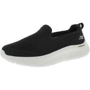 Skechers Womens Go Walk Flex Sunset Rose Hands Free Slip-ins(Midnight Black/White)