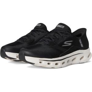 Skechers Womens Go Walk Glide Step 2.0 Belah Hands Free Slip-ins(Black/White)