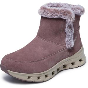 Skechers womens Glide-step Pro – Cozy Wish Hands Free Slip-ins(Mauve)