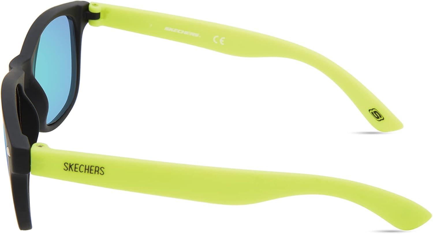 imageSkechers Boys SEA9081 Square SunglassesMatte Black