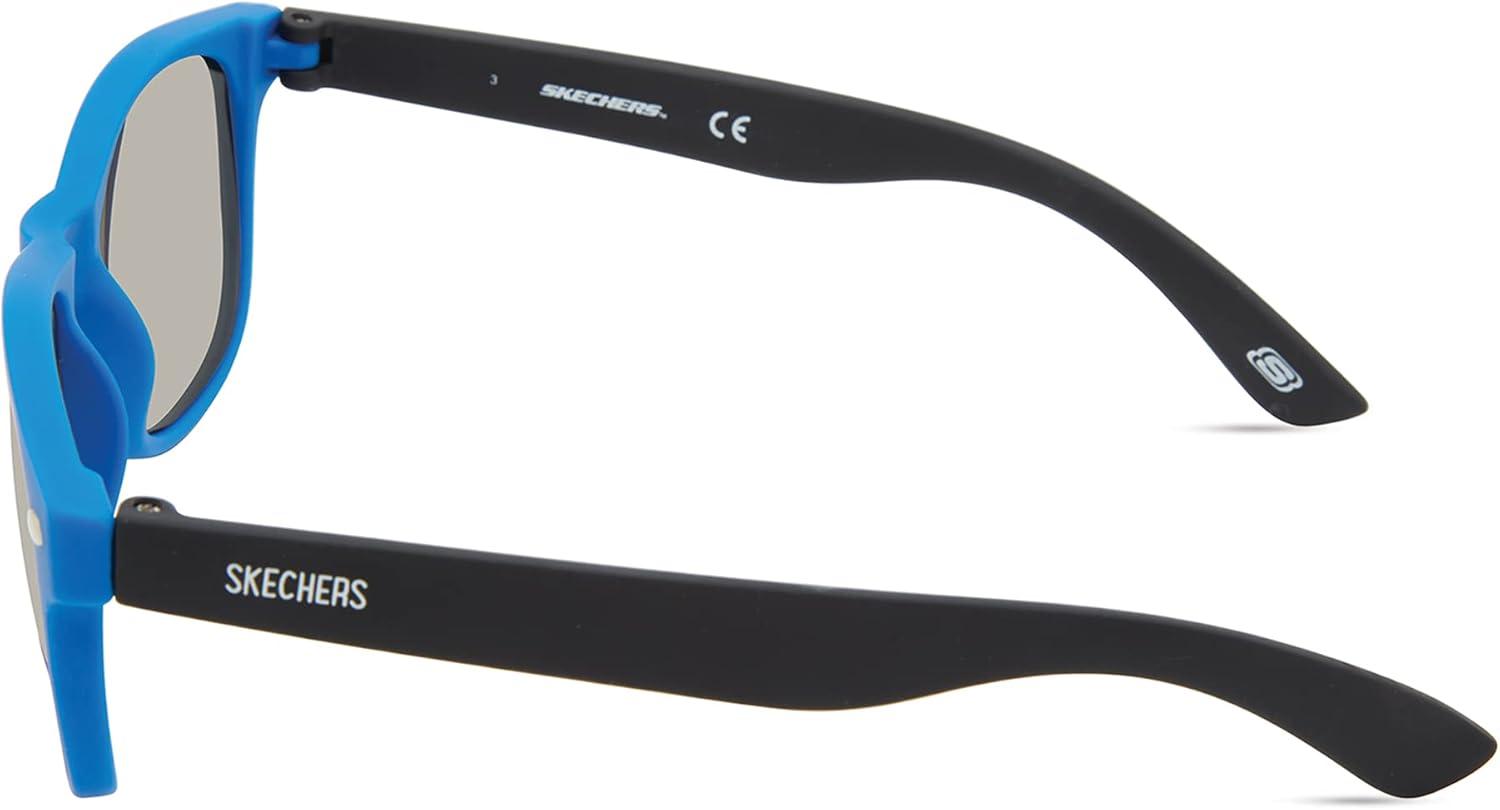 imageSkechers Boys SEA9081 Square SunglassesMatte Blue