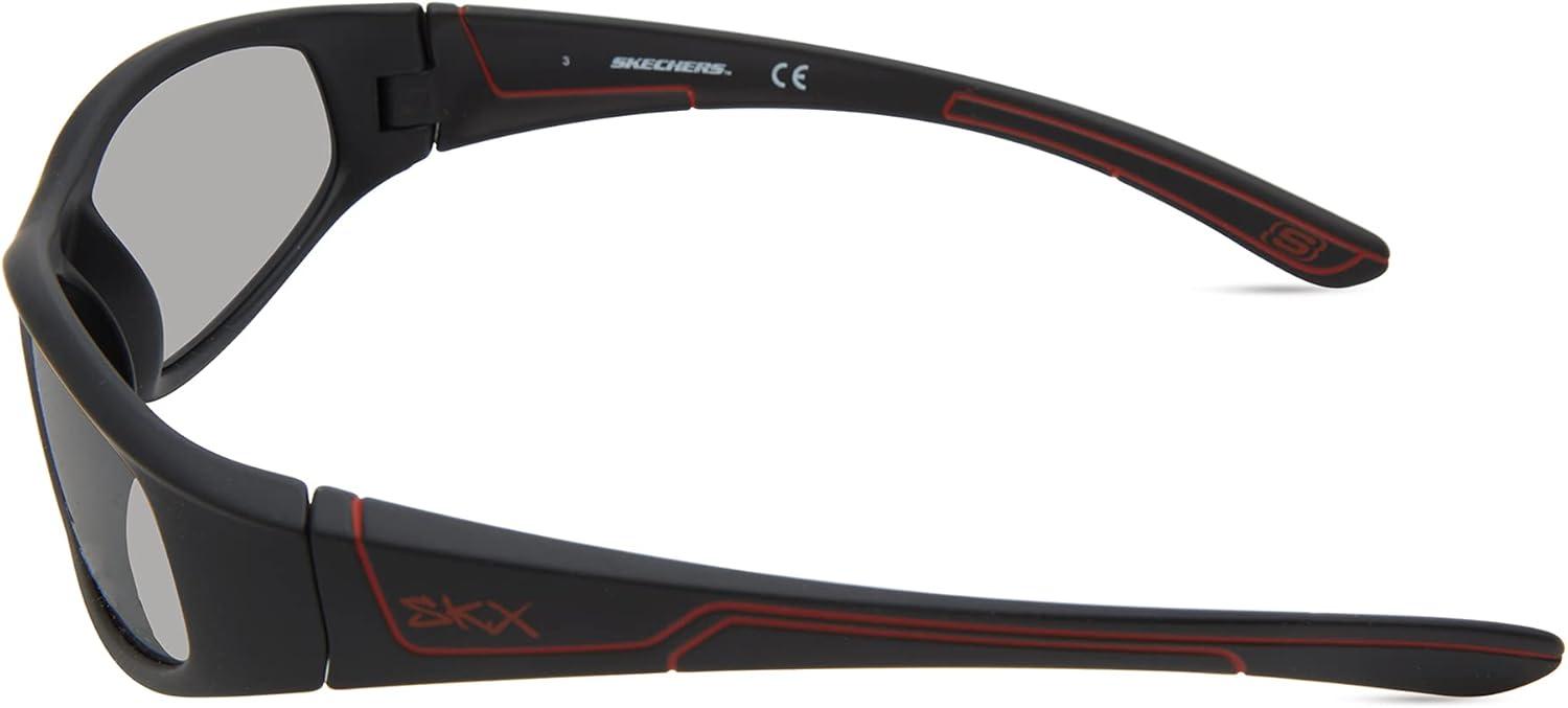 imageSkechers Boys SEA9082 Rectangular SunglassesMatte Black