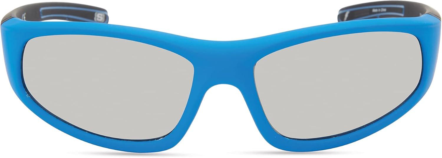 imageSkechers Boys SEA9082 Rectangular SunglassesMatte Blue