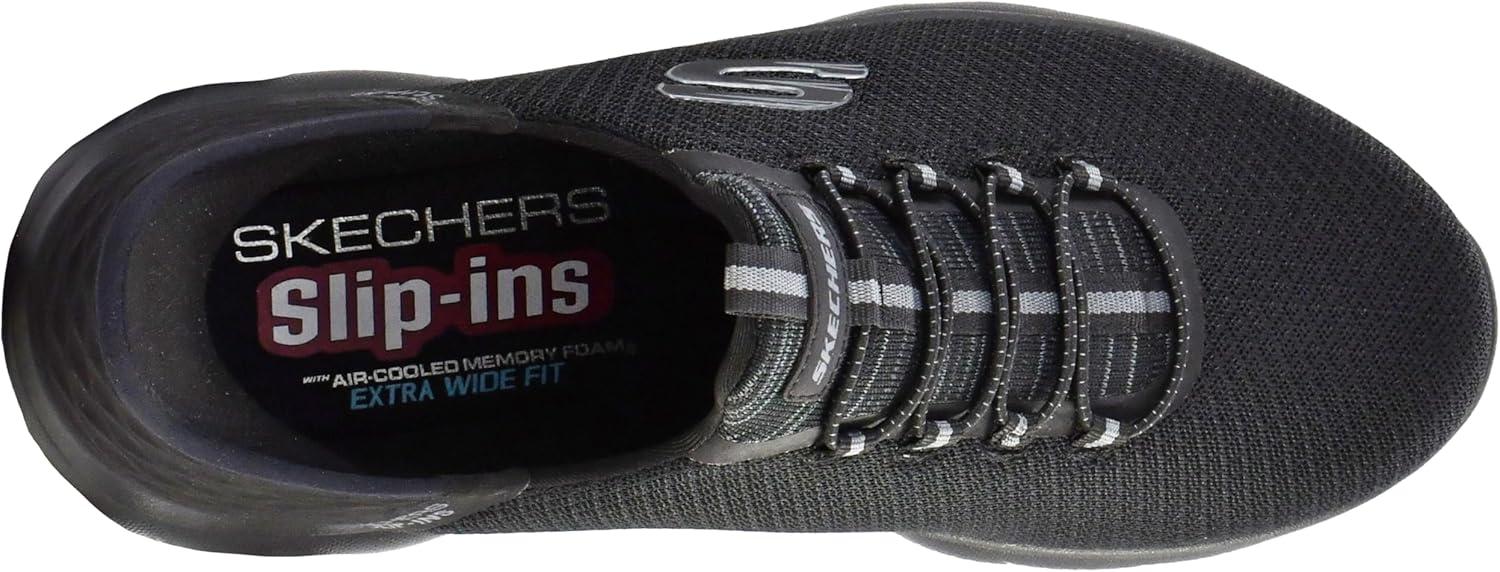 imageSkechers Mens DLux Walker Luxir Food Service ShoeBlackBlack