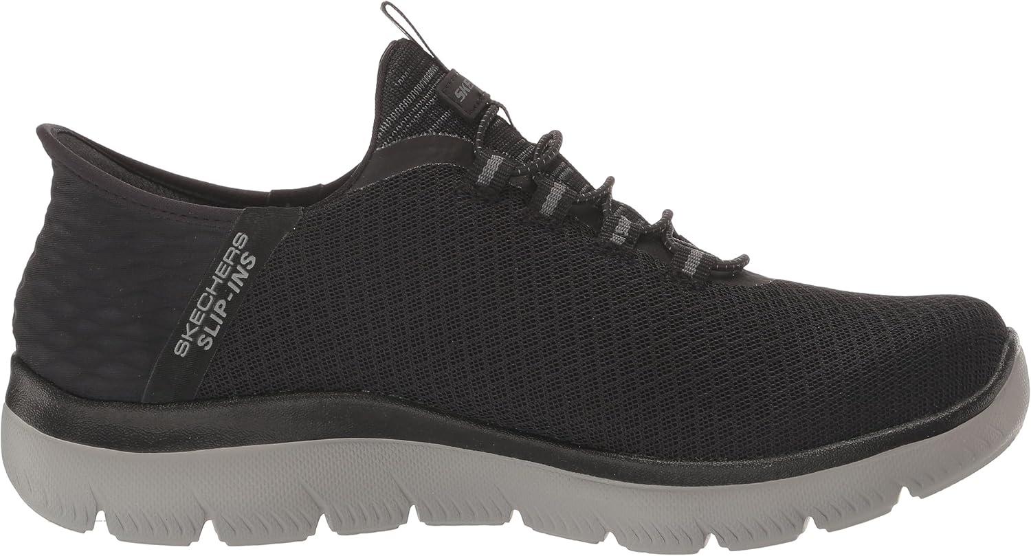 imageSkechers Mens DLux Walker Luxir Food Service ShoeBlackCharcoal
