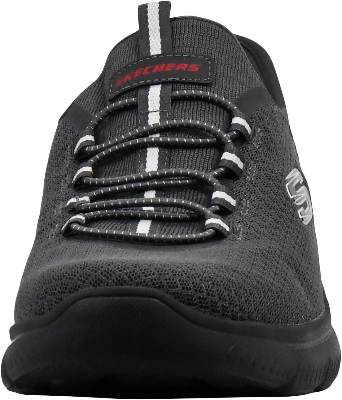 imageSkechers Mens DLux Walker Luxir Food Service ShoeDark Grey