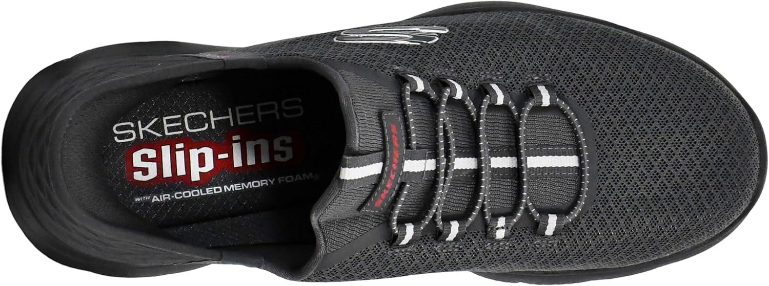 imageSkechers Mens DLux Walker Luxir Food Service ShoeDark Grey