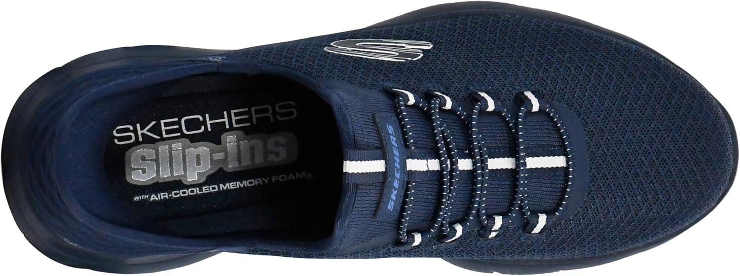 imageSkechers Mens DLux Walker Luxir Food Service ShoeNavyBlue
