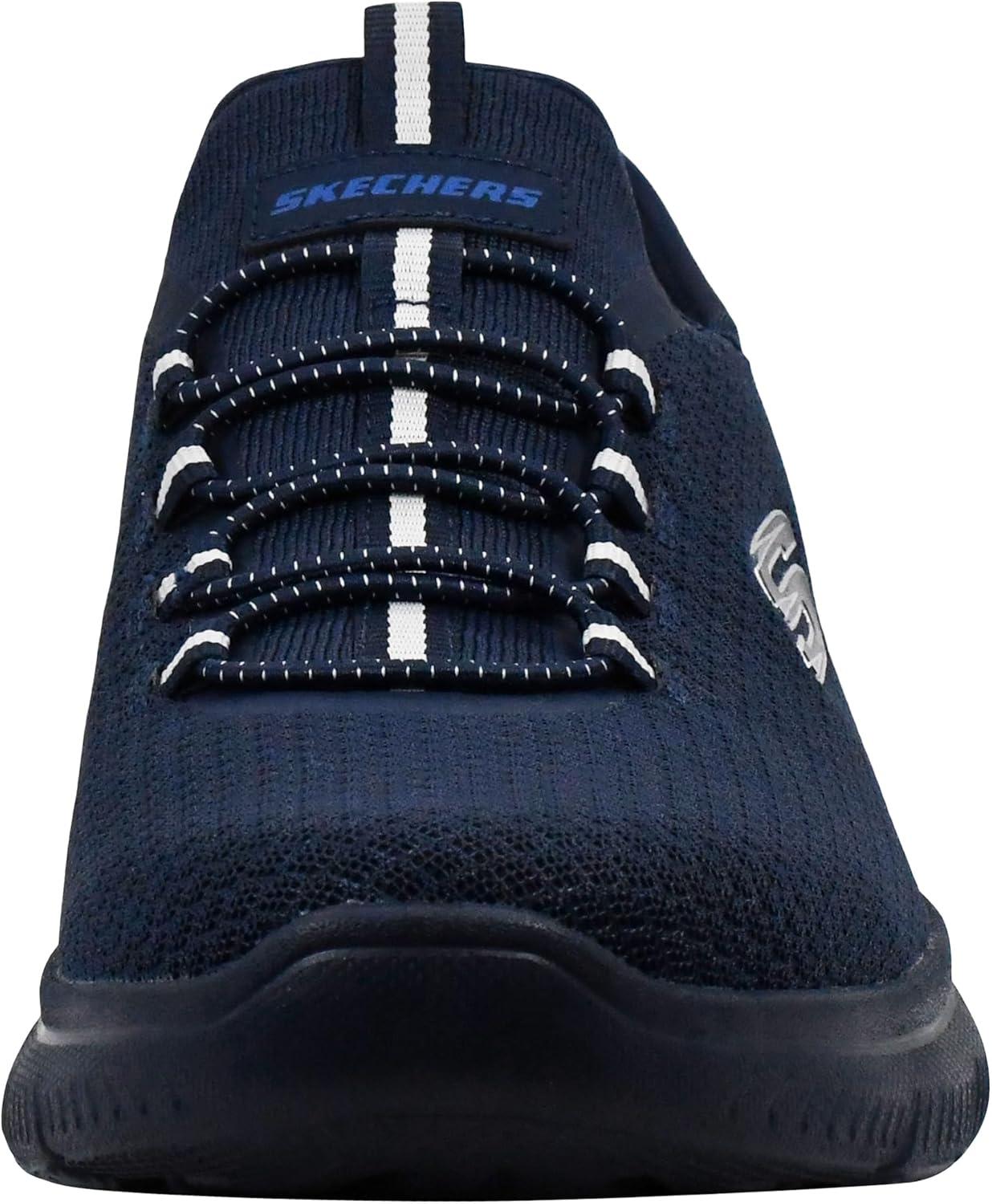 imageSkechers Mens DLux Walker Luxir Food Service ShoeNavyBlue