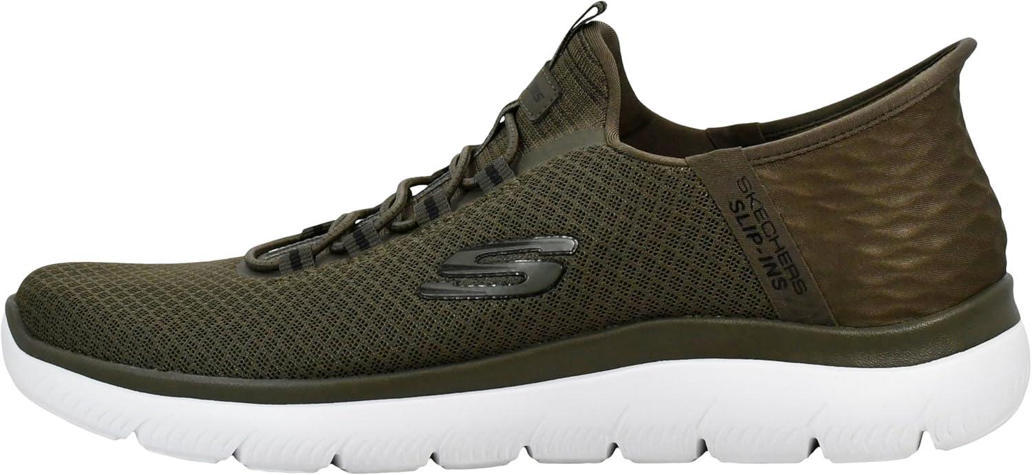 imageSkechers Mens DLux Walker Luxir Food Service ShoeOlive
