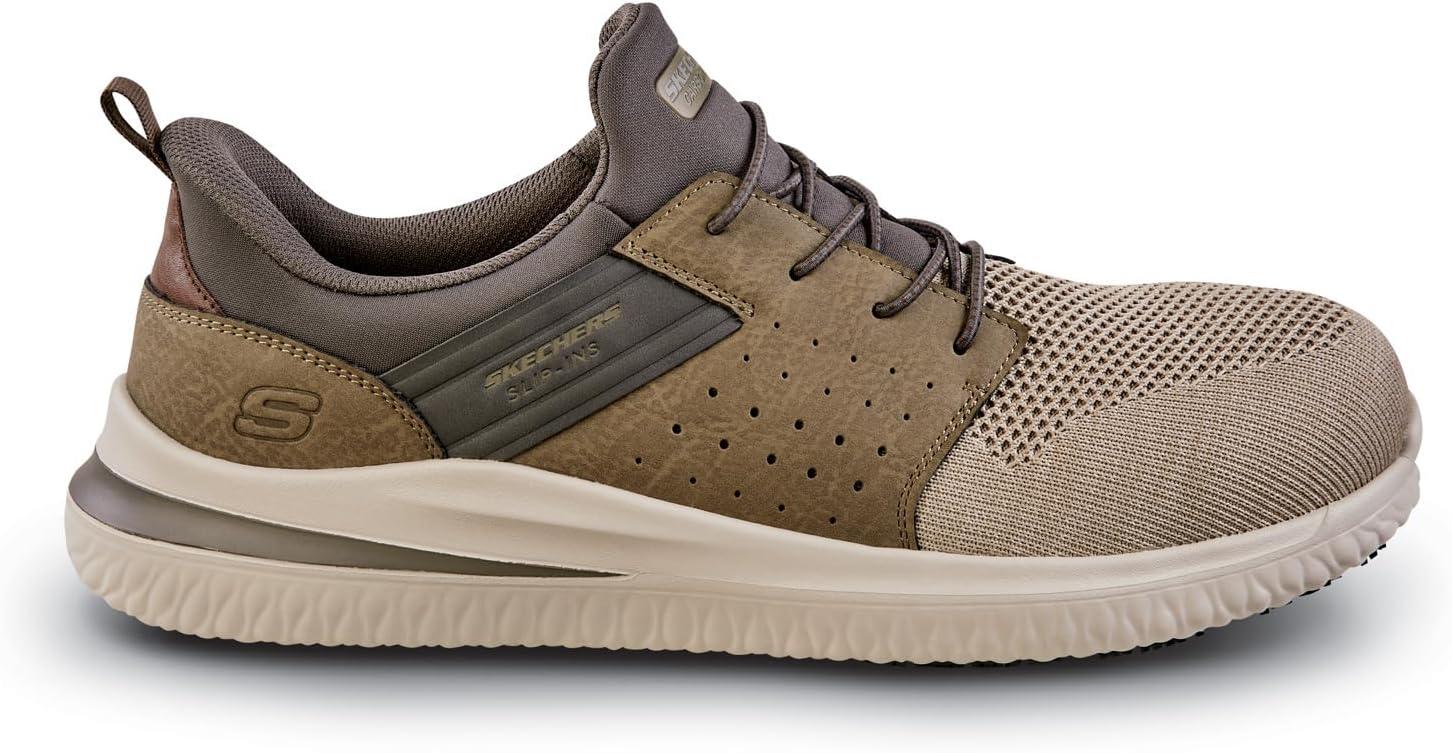 imageSkechers Mens Hands Free SlipIns SneakersTaupe