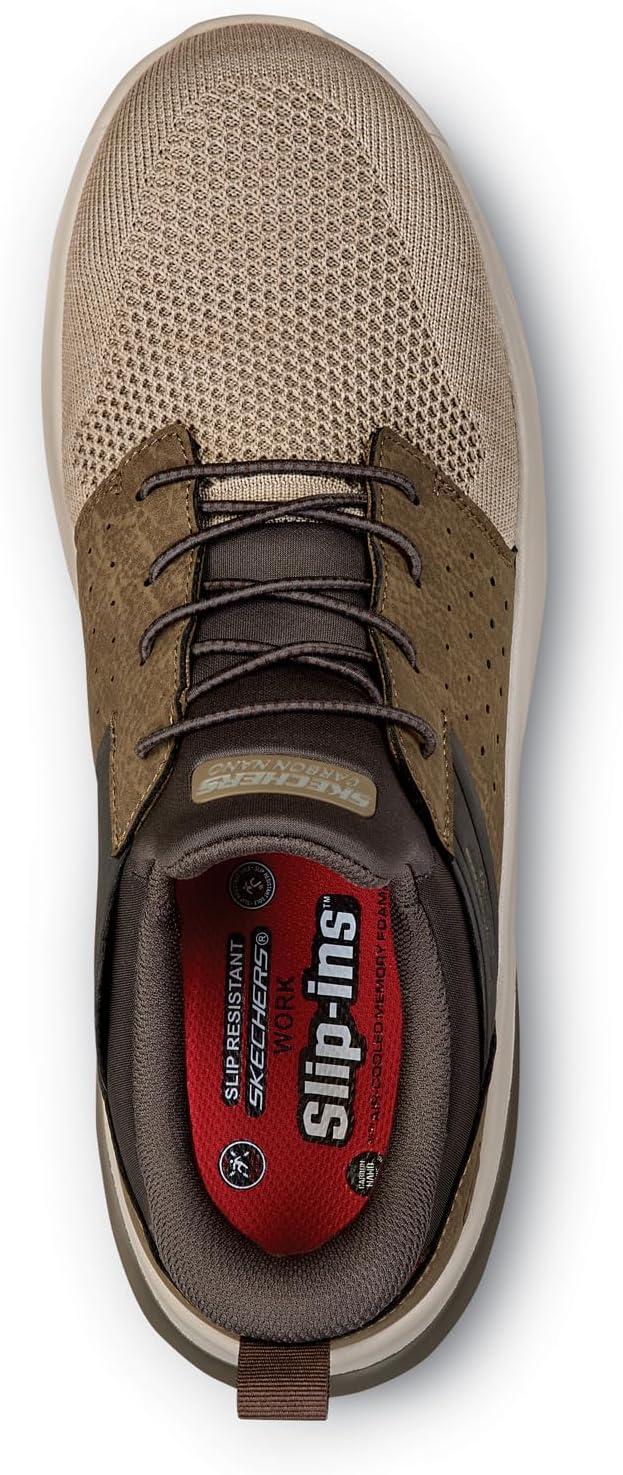 imageSkechers Mens Hands Free SlipIns SneakersTaupe