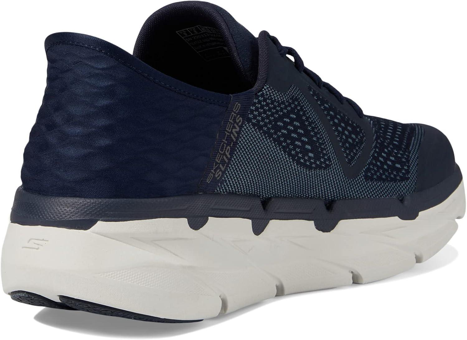 imageSkechers Mens Max Cushioning Slipins Athletic Workout Running Walking Shoes with Memory FoamNavy