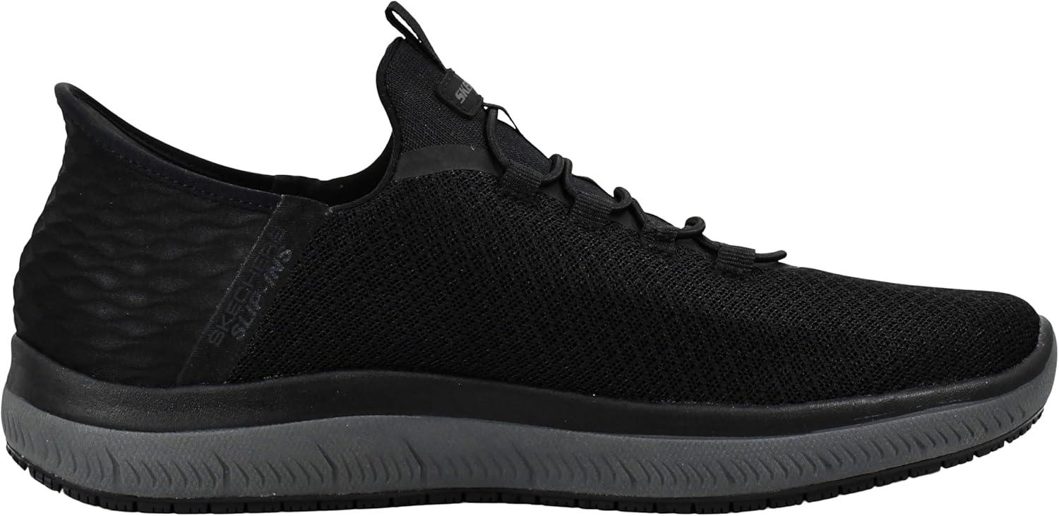 imageSkechers Mens Summits Colsin Sr Hands Free SlipIns ShoesBlackCharcoal
