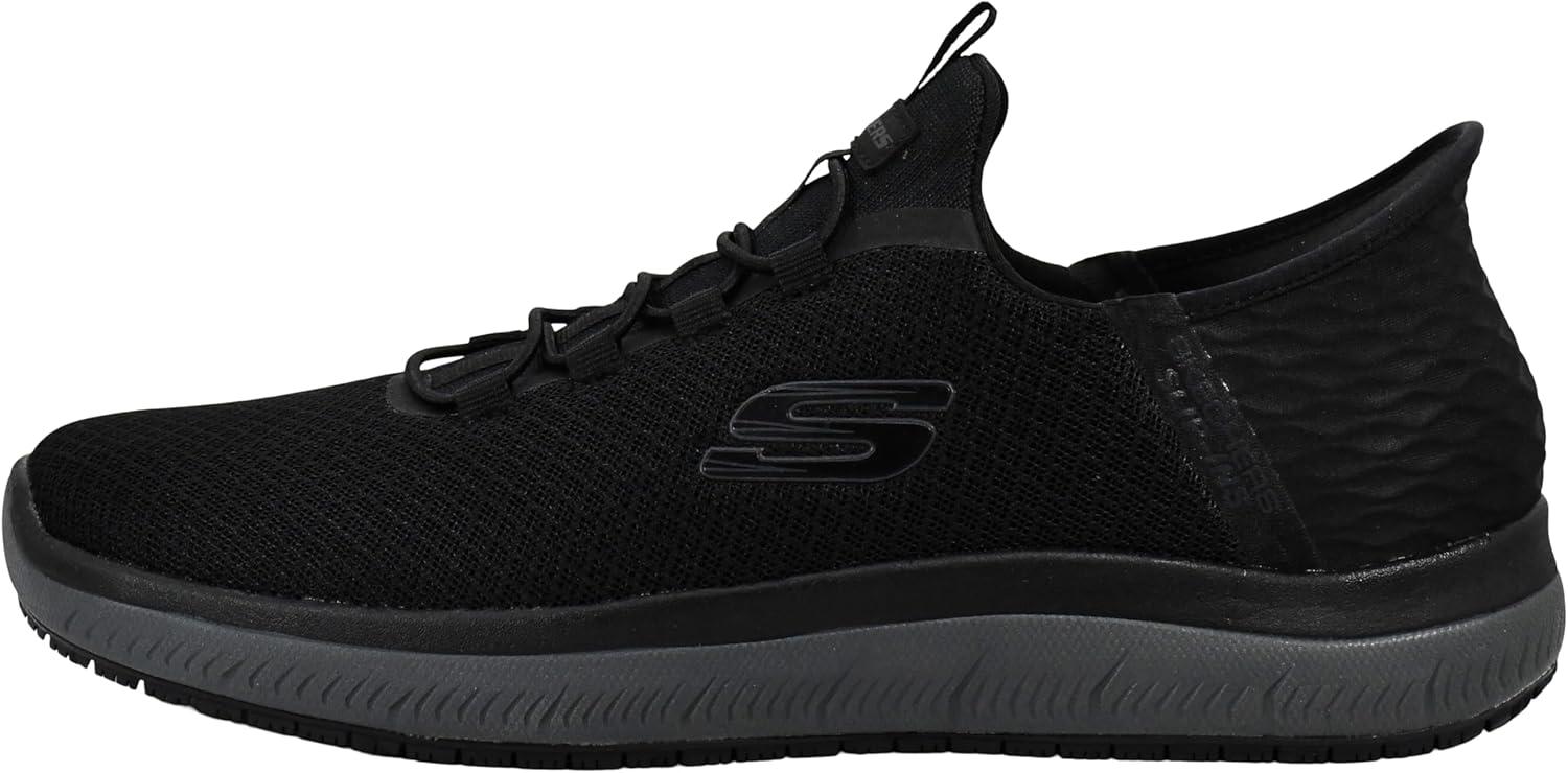 imageSkechers Mens Summits Colsin Sr Hands Free SlipIns ShoesBlackCharcoal