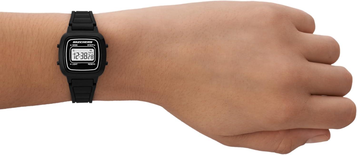imageSkechers Silicone Sports Digital Watch for WomenBlack