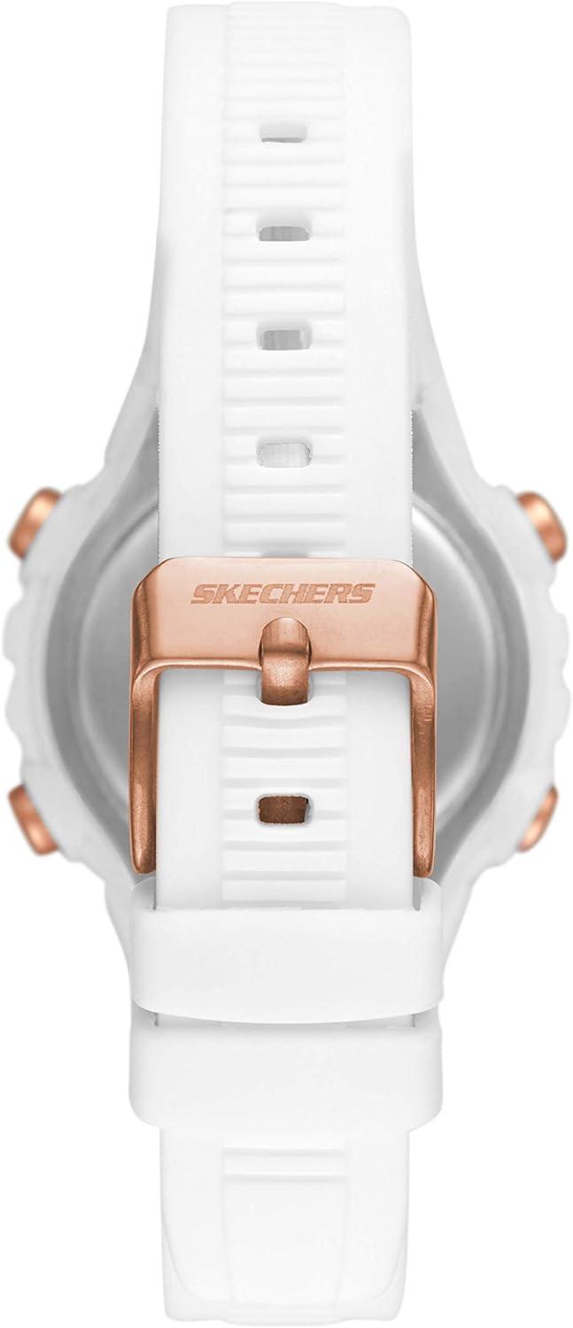 imageSkechers Silicone Sports Digital Watch for WomenTruro White