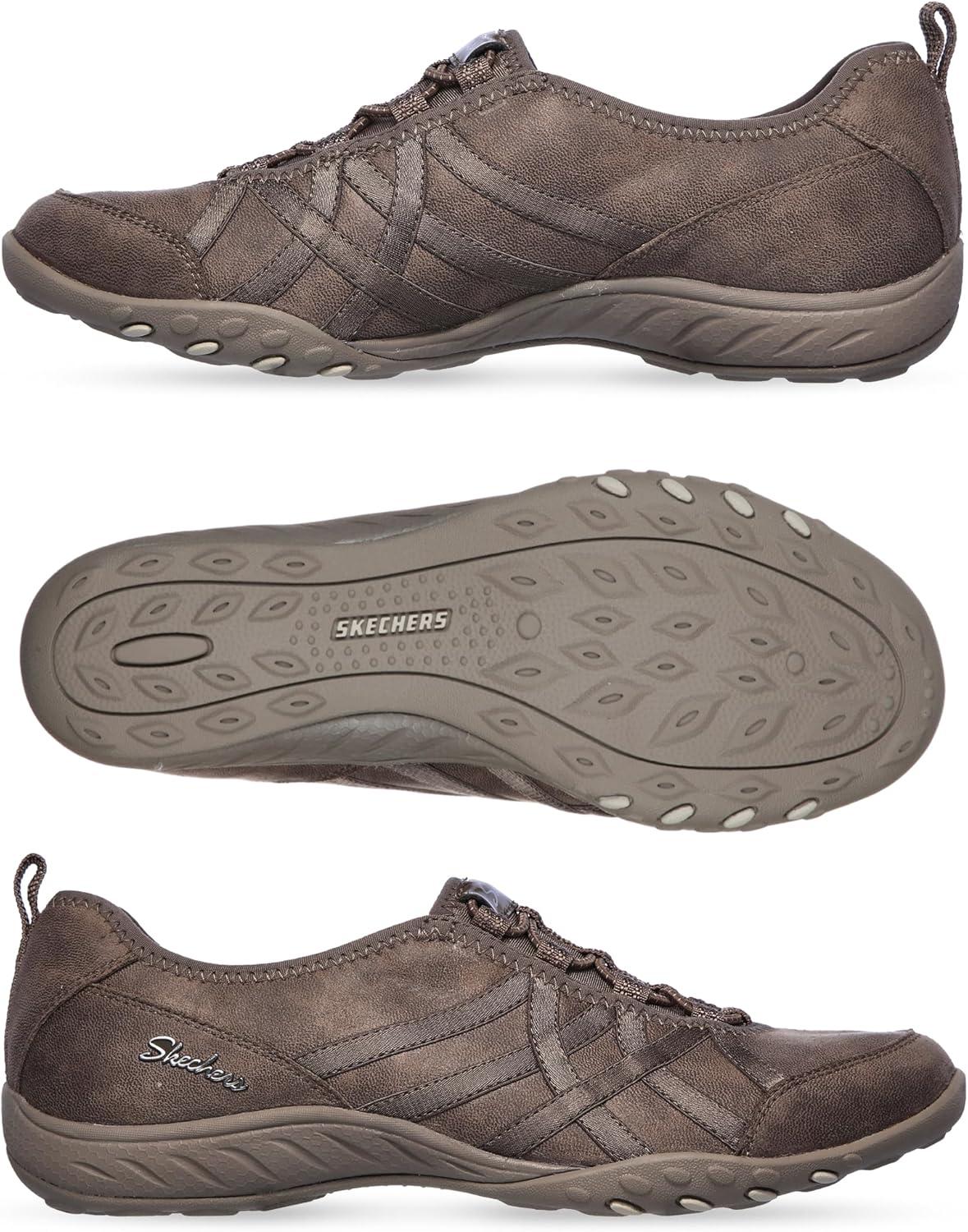 imageSkechers Womens BreatheEasy Days End Walking ShoesDark Taupe