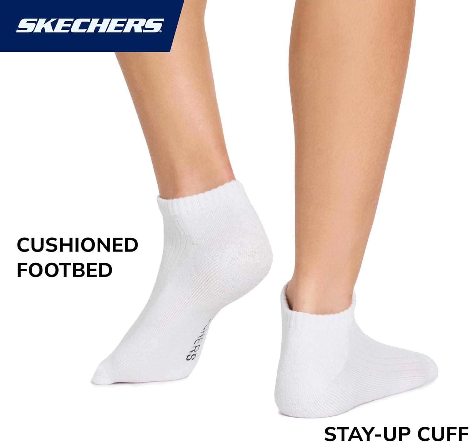 imageSkechers Womens Half Terry Classic Low Cut Socks 10PackWhite