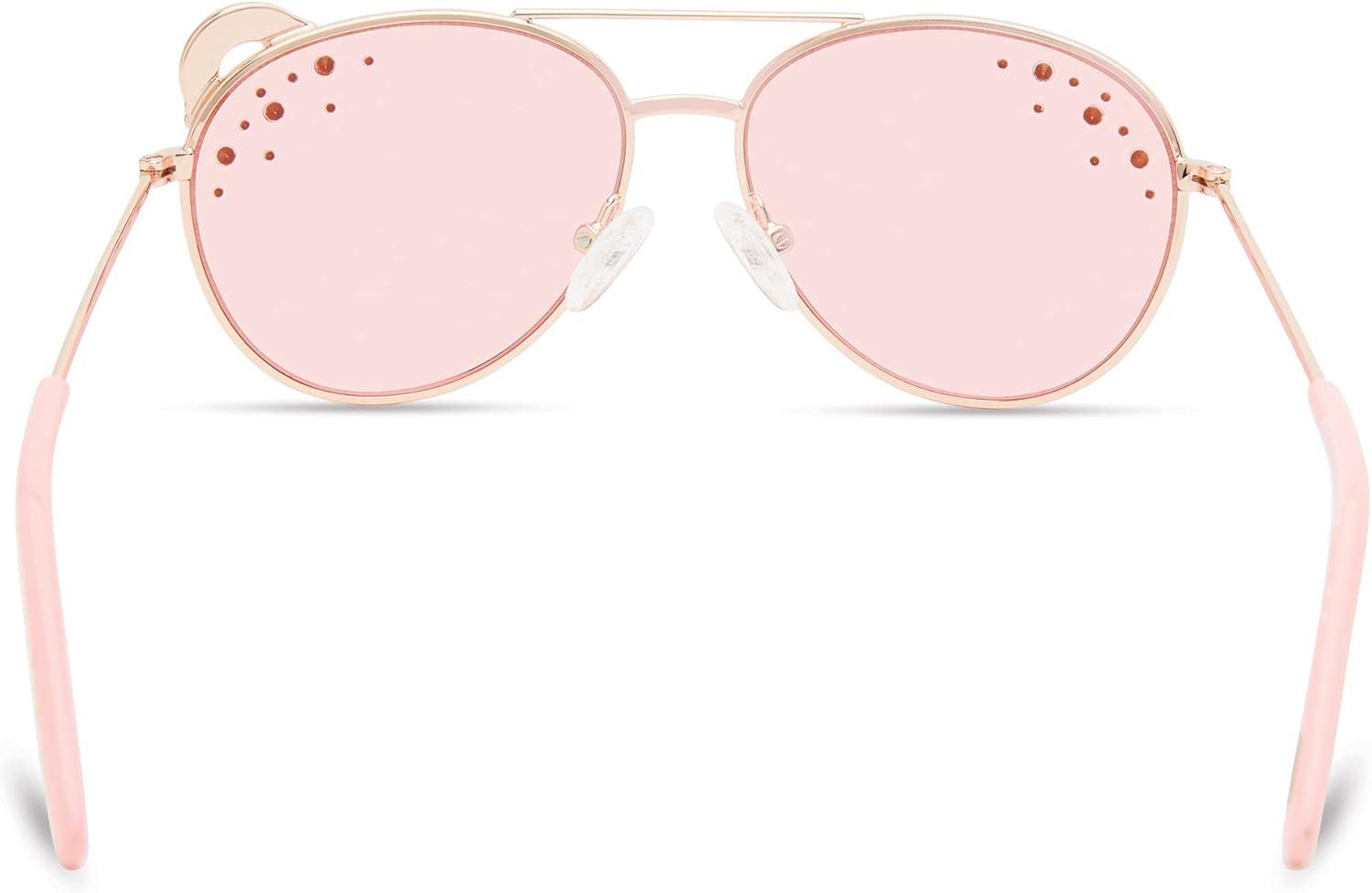 imageSkechers girls Sea9085 Pilot SunglassesShiny Rose Gold