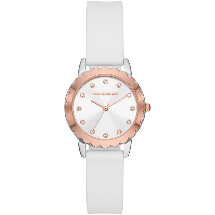 imageSkechers Analog Dress Watch for WomenAnaheim White