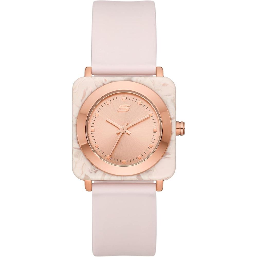imageSkechers Analog Dress Watch for WomenCalabar Rose GoldPink